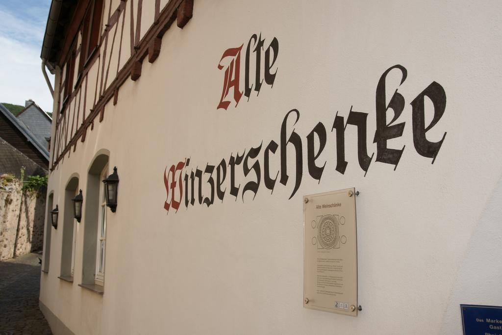 Hotel Alte Winzerschenke à Bruttig-Fankel Extérieur photo